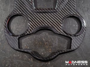 Alfa Romeo Giulia Shift Gate & Stereo Control Trim - Carbon Fiber - Pre '20 - Feroce Carbon Alfa Romeo Giulia Shift Gate & Stereo Control Trim - Carbon Fiber - Pre '20 - Feroce Carbon